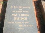 HATTINGH Anna Cathrina nee DU PLESSIS 1893-1967
