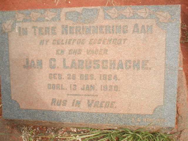 LABUSCHAGNE Jan C. 1884-1950
