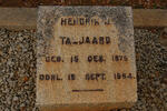 TALJAARD Hendrik J. 1875-1954