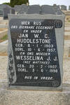 HUDDLESTONE Jan W.C. 1903-1957 & Wesselina J.J. MATTHEE 1907-1998