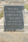 BEYERS Cornelia J. 1898-1957