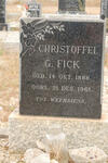FICK Christoffel G. 1888-1961