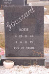 GOUSSARD Kotie 1946-1975