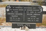 ZYL Willem Adriaan, van 1921-1987 & Johanna Susanna 1921-1997