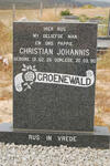 GROENEWALD Christian Johannis 1925-1990