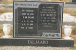 TALJAARD L.H. 1919-2000 & E.H. 1929-1988