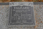 TALJAARD C. 1934-2005 & E.J. 1939-2004