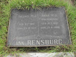 RENSBURG Theunis M.J., van 1841-1917 & Anna M.J. RAUTENBACH 1847-1920