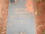STADEN Gerthina Hermina, van 1905-1984