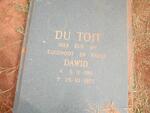 TOIT Dawid, du 1911-1977