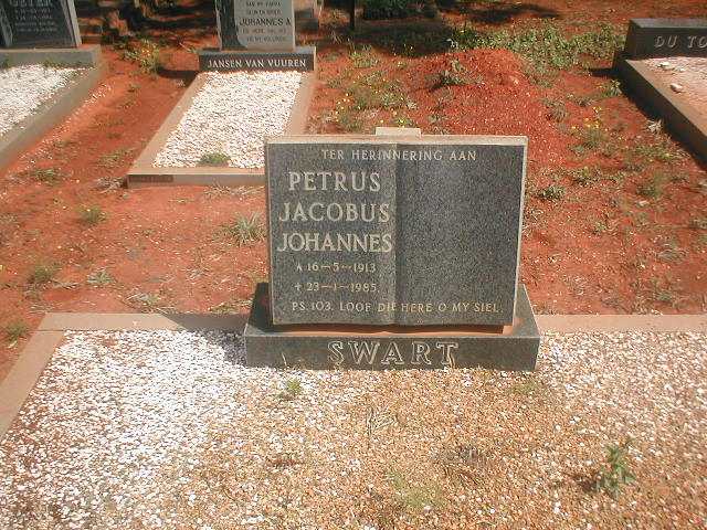 SWART Petrus Jacobus Johannes 1913-1985