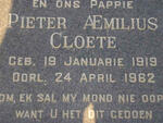 CLOETE Pieter AEmilius 1919-1962