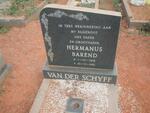 SCHYFF Hermanus Barend, van der 1918-1981