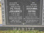 MARITZ Petrus Johannes 1914-1995 & Susanna Sophia 1918-1995