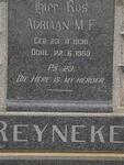 REYNEKE Adriaan M.F. 1938-1960