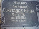 RIEGER Constance Hilda nee BADENHORST 1896-1970