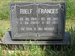 MERWE Roelf, van der 1919-2003 & Frances 1916-1995