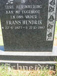 SCHNEIDER Frans Hendrik 1927-1987