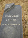 UYS Gerard Johan 1982-1984