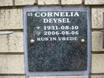 DEYSEL Cornelia 1931-2006