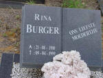 BURGER Rina 1910-1999