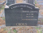 CROUS Francois Johannes 1888-1956