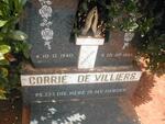 VILLIERS Corrie, de 1940-1993