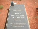JOUBERT Anna Magrietha Elizabeth nee KRUGER 1925 - 1988