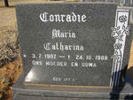 CONRADIE Maria Catharina 1907-1988