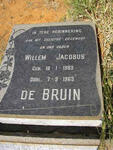 BRUIN Willem Jacobus, de 190?-1963
