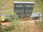 ROSSOUW Gert 1910-2001 & Gertie 1904-2004