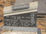ROUX Christiaan Hendrik 1902-1979