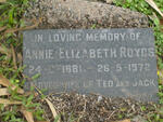 ROYDS Annie Elizabeth 1881-1972
