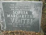 VENTER Sophia Margaretha nee DU PLESSIS 1892 - 1950