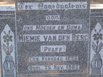 BERG Miemie, van den nee PFAFF 1896-1985