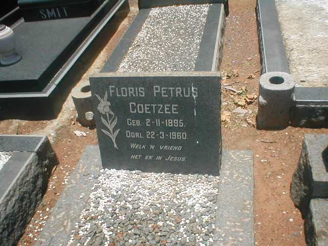 COETZEE Floris Petrus 1895-1960
