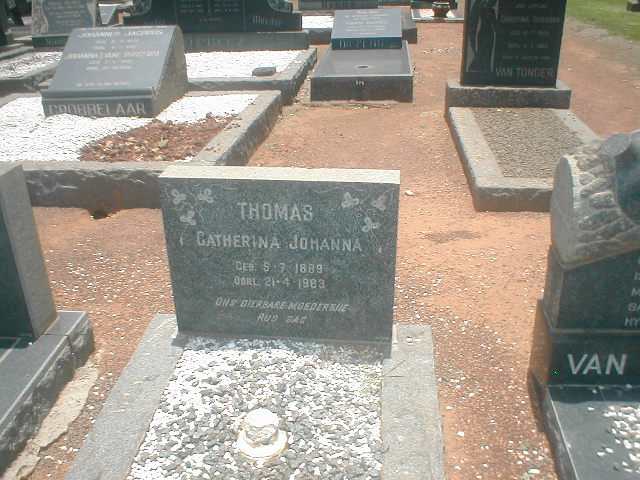 THOMAS Catherina Johanna 1889-1963