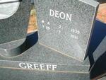 GREEFF Deon 1939-1991