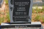 ROUSSOUW Carline Johanna 1913-2008