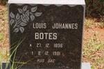 BOTES Louis Johannes 1896-1981