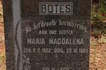 BOTES Maria Magdalena 1903-1969