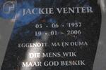 VENTER Jackie 1957-2006