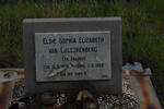 LOGGERENBERG Elsie Sophia Elizabeth, van nee ERASMUS 1872-1960