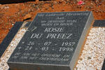 PREEZ Kosie, du 1957-1998