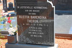 THERON Aletta Barendina 1917-1996