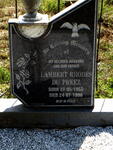 PREEZ Lambert Rhodes, du 1956-1996