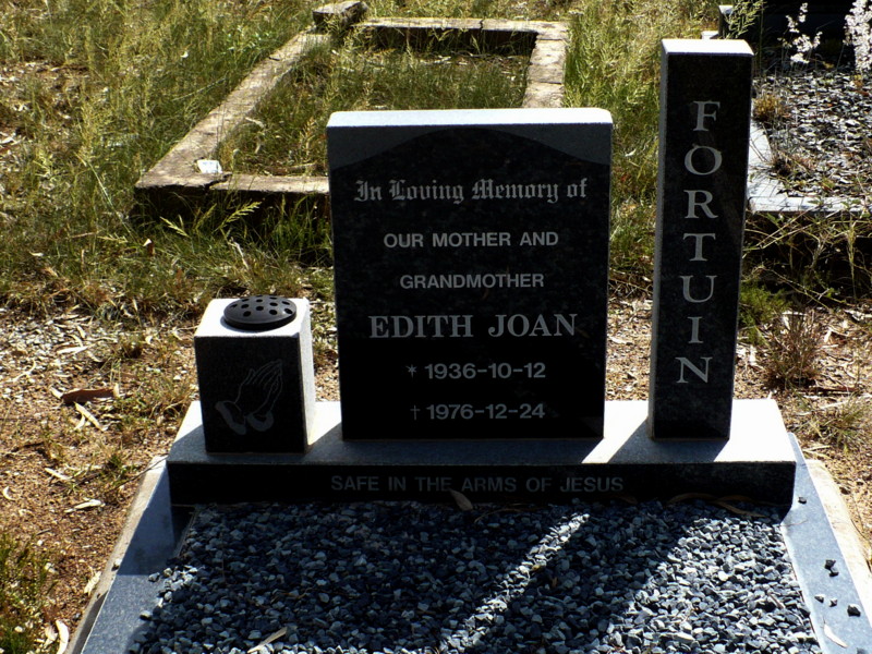 FORTUIN Edith Joan 1936-1976