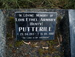 PUTTERILL Lois Ethel Armsby nee BUNTY 1913-2002