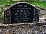 DEVENTER Maria C.E., van 1877-1960