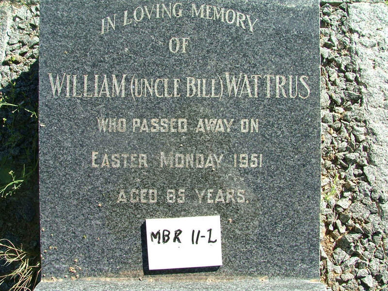 WATTRUS William -1951